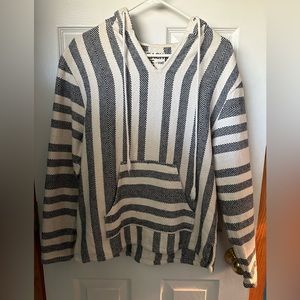 Beach life poncho with hood